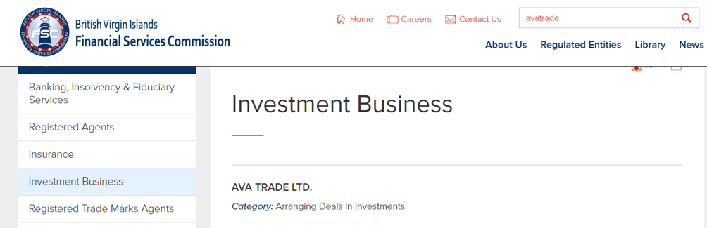 AvaTrade Regulación - BVI AvaTrade Regulación - BVI